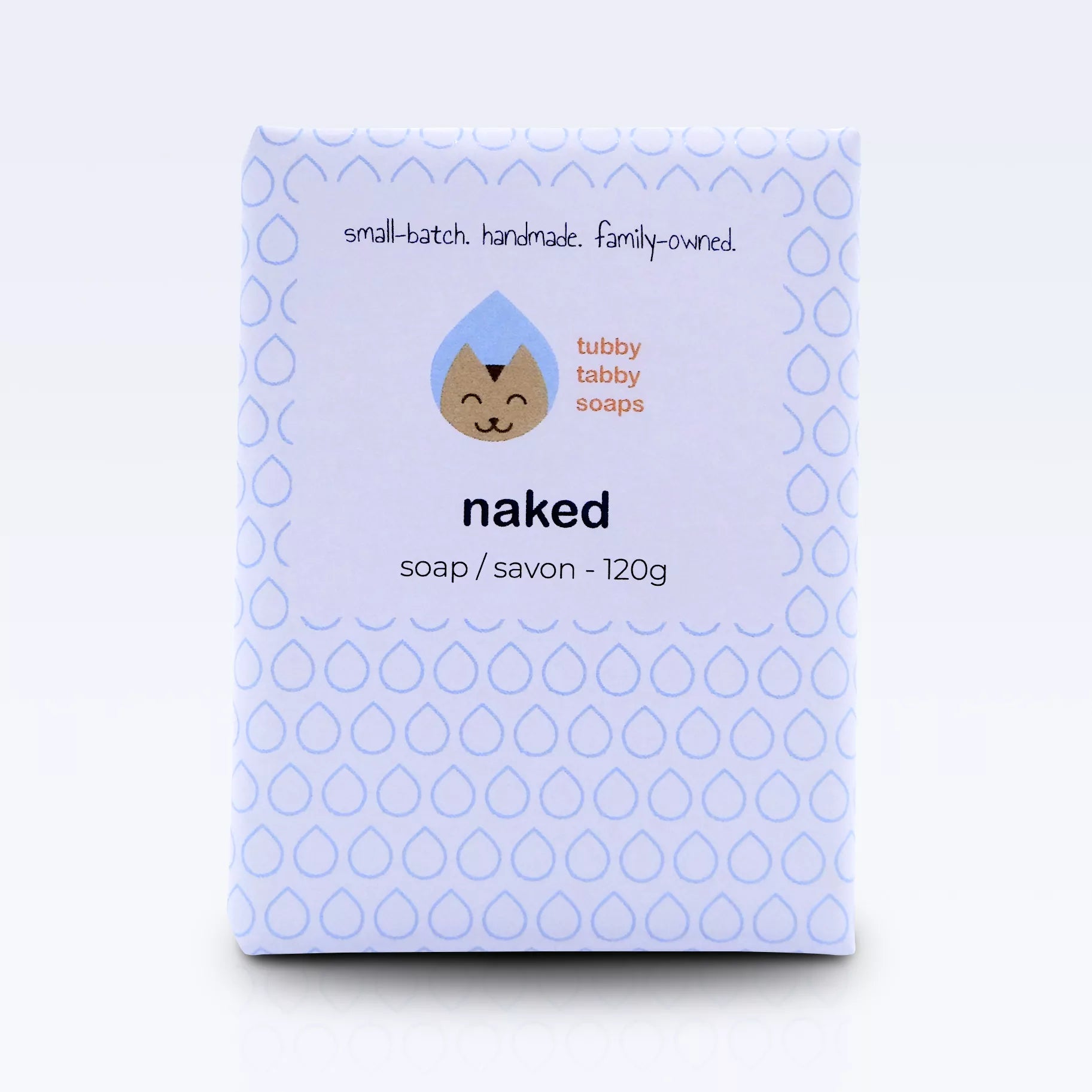 Naked (unscented) handmade soap image 1