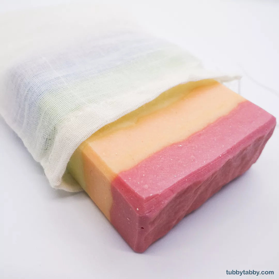Single Rainbow handmade soap image 3