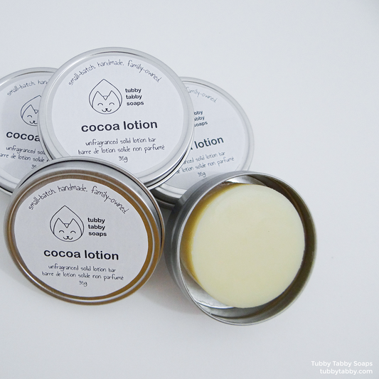 Cocoa Lotion all-natural solid lotion bar image 0