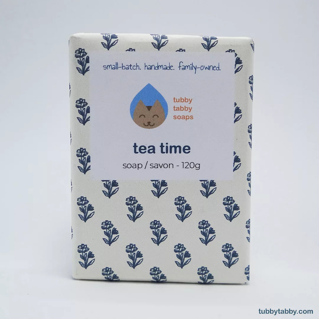 Tea Time handmade soap image 1