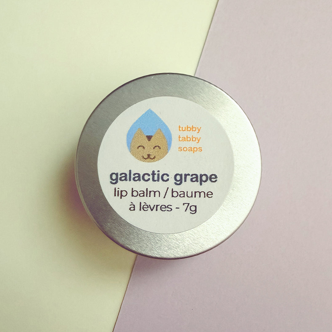Galactic Grape handmade lip balm