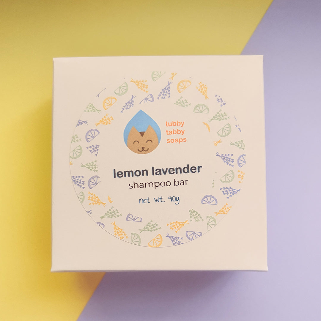 Lemon lavender shampoo bar