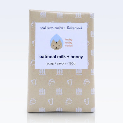 Oatmeal, milk and honey handmade soap image 1