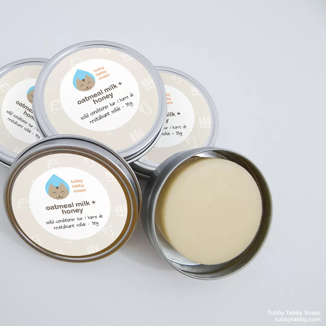 Oatmeal milk + honey conditioner bar image 0
