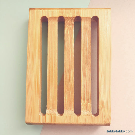 Bamboo soap dish (with good drainage)