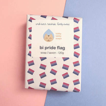 Bi Pride Flag soap