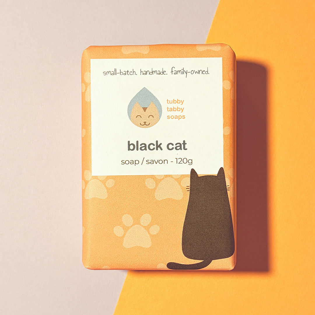 Black Cat handmade soap