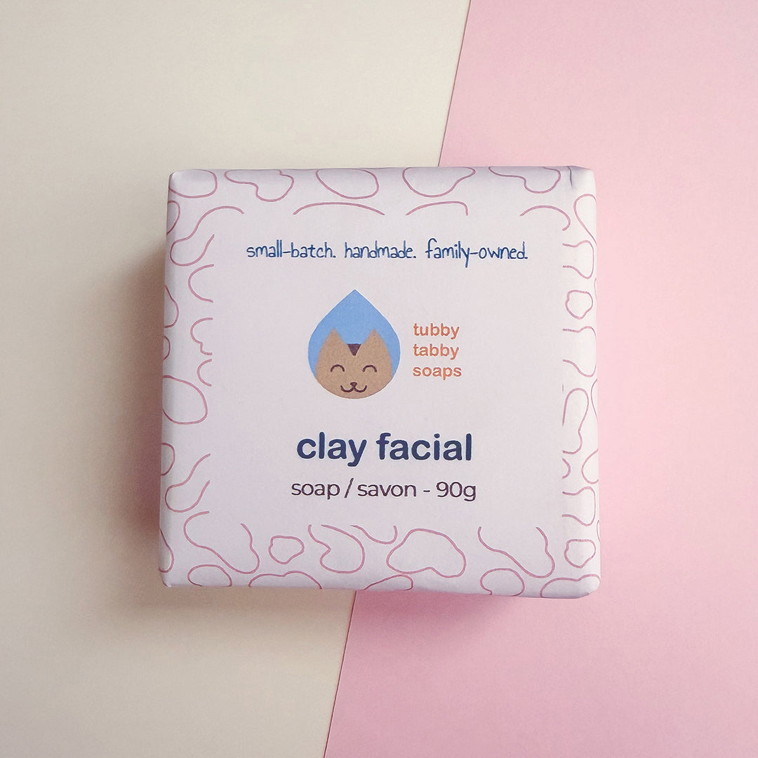 Clay facial handmade soap