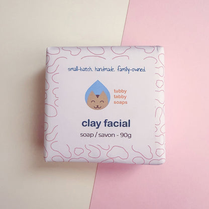 Clay facial handmade soap
