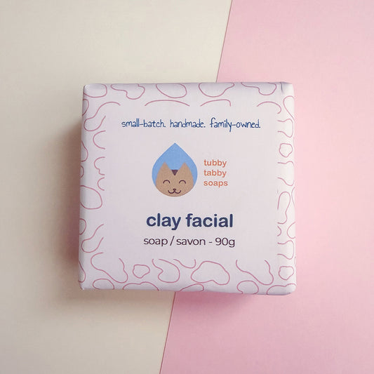 Savon artisanal pour le visage à l'argile