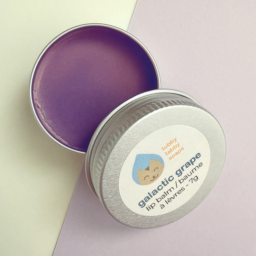 Galactic Grape handmade lip balm
