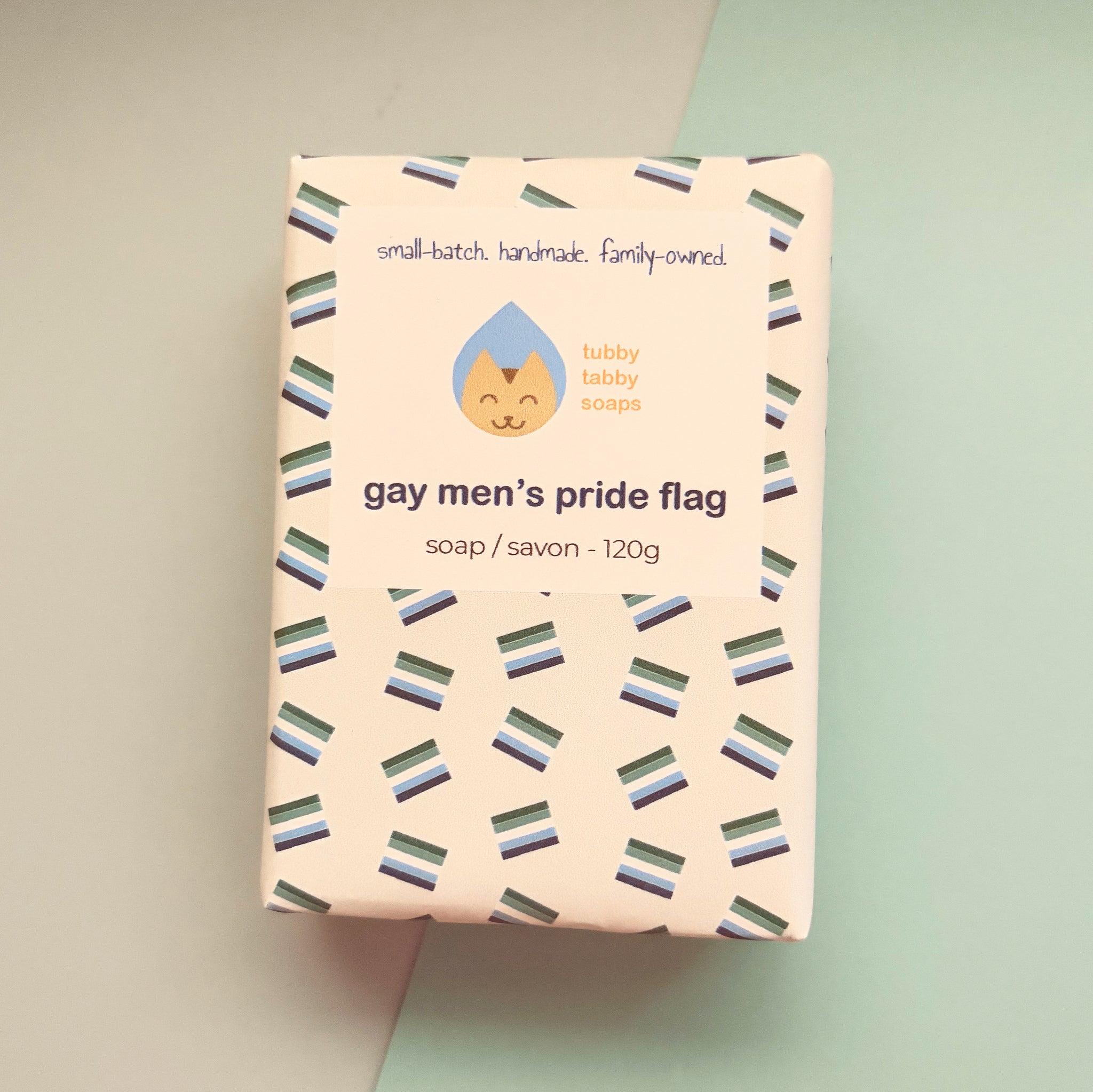 Gay Men's Pride Flag soap