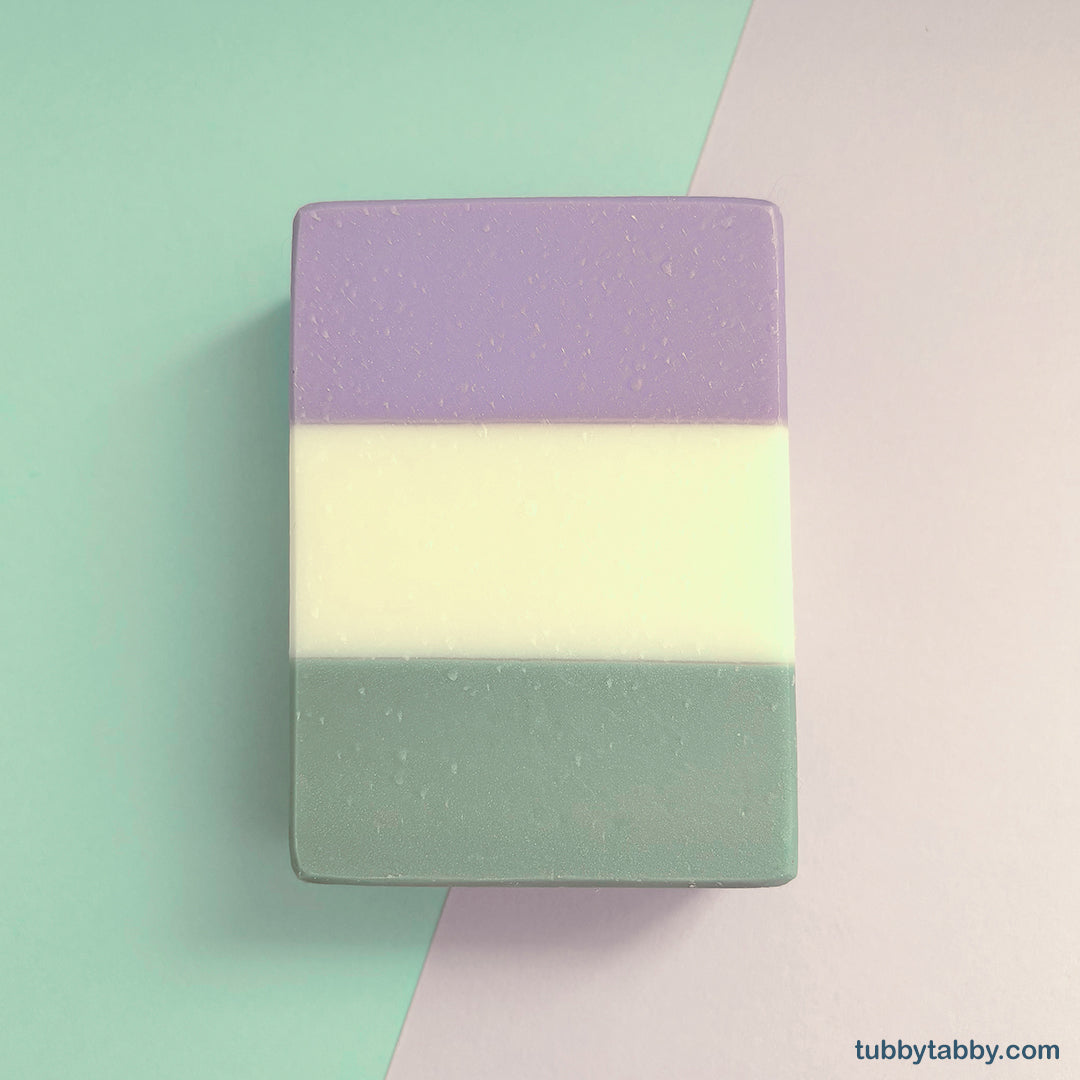 Genderqueer Pride Flag soap