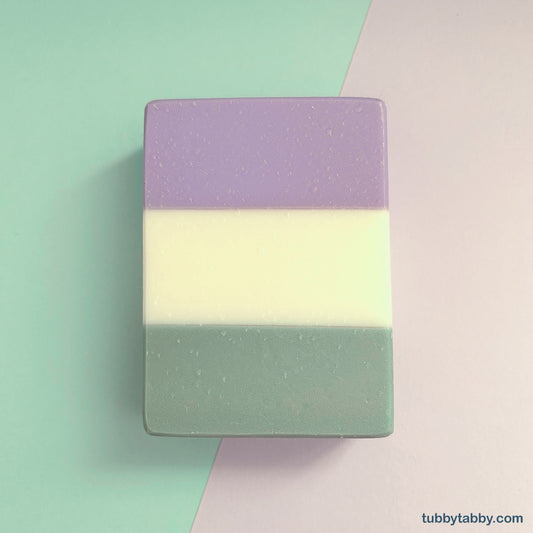 Genderqueer Pride Flag soap