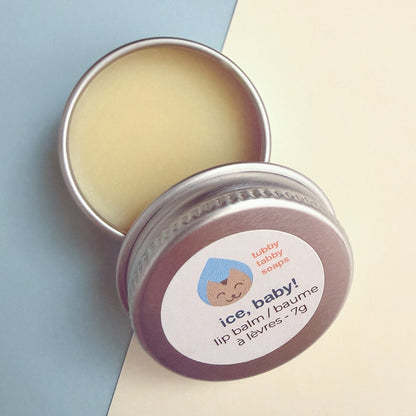 Ice, Baby! peppermint and lemongrass lip balm