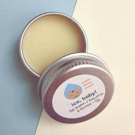 Ice, Baby! peppermint and lemongrass lip balm