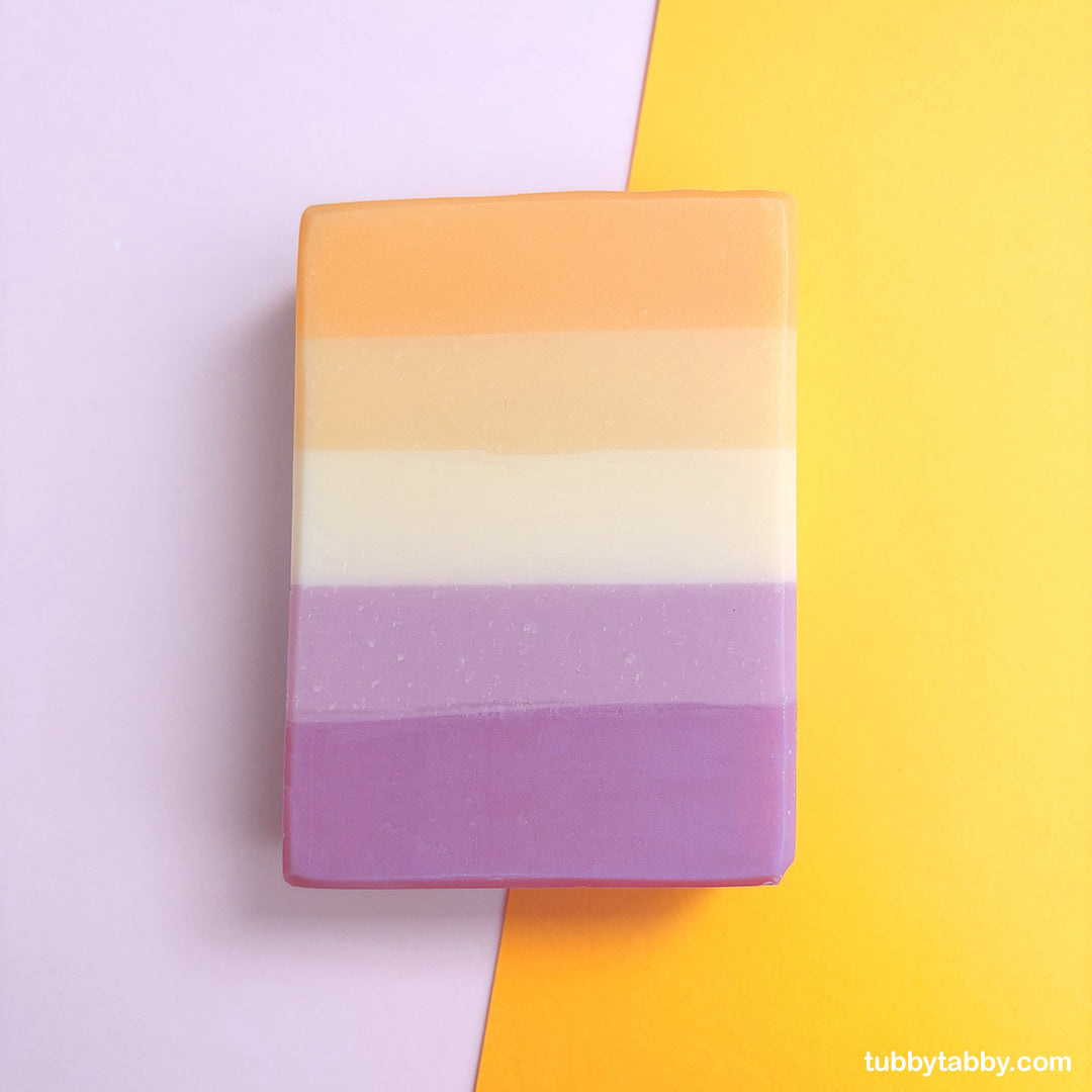 Lesbian Pride Flag soap
