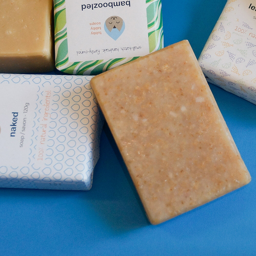 Oatmeal, milk and honey handmade soap