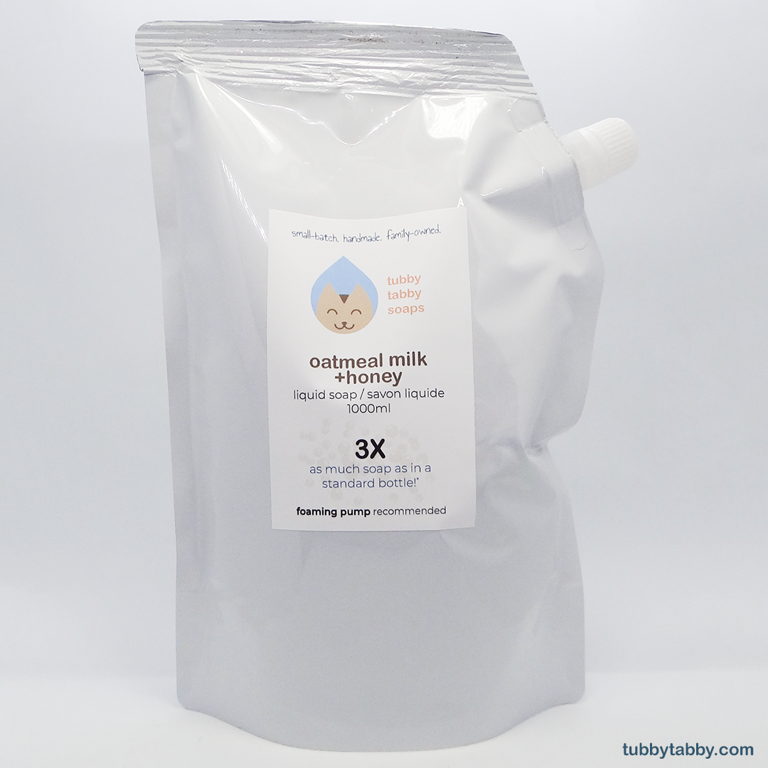 Oatmeal Milk + Honey foaming liquid soap refill