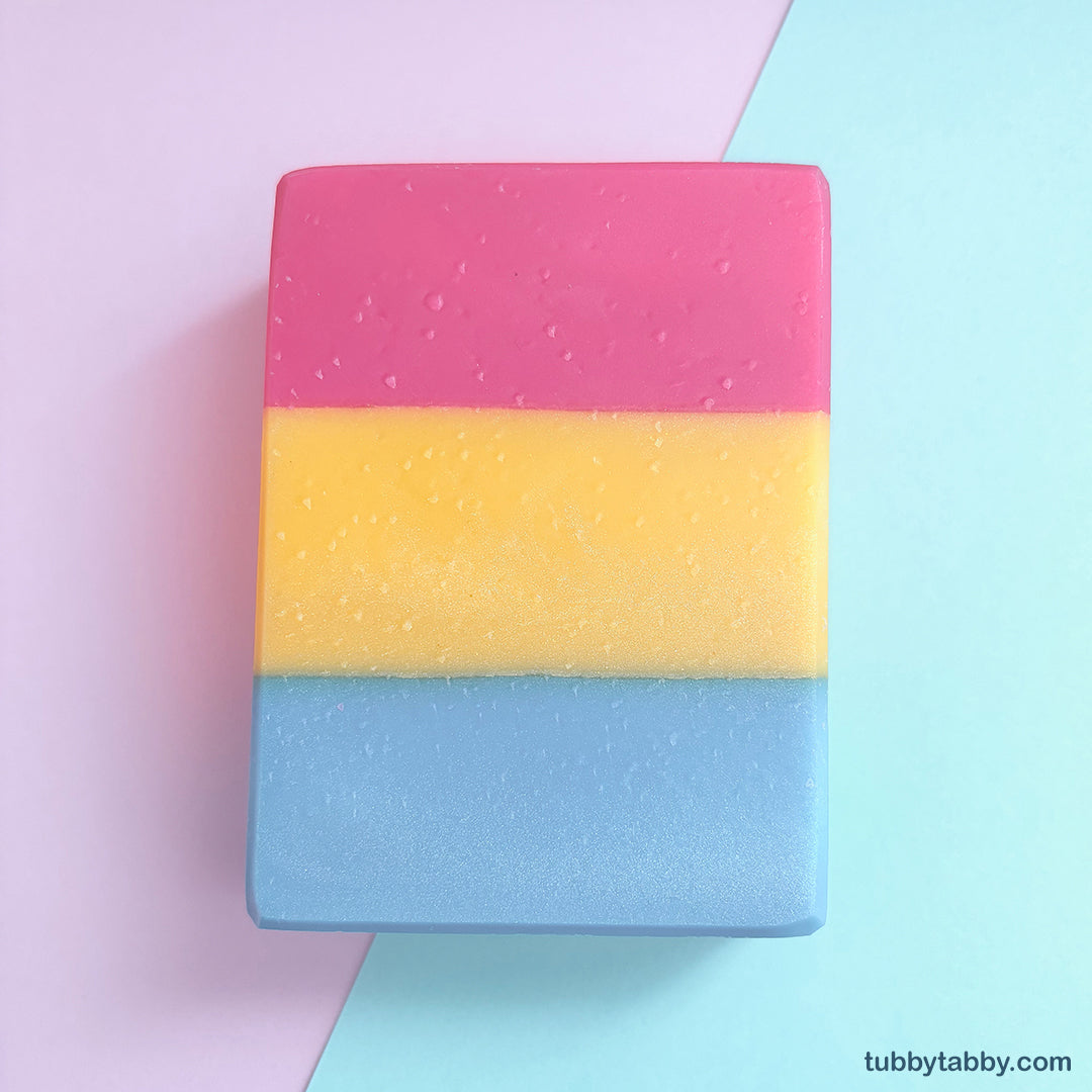 Pansexual Pride Flag soap