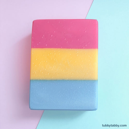 Pansexual Pride Flag soap