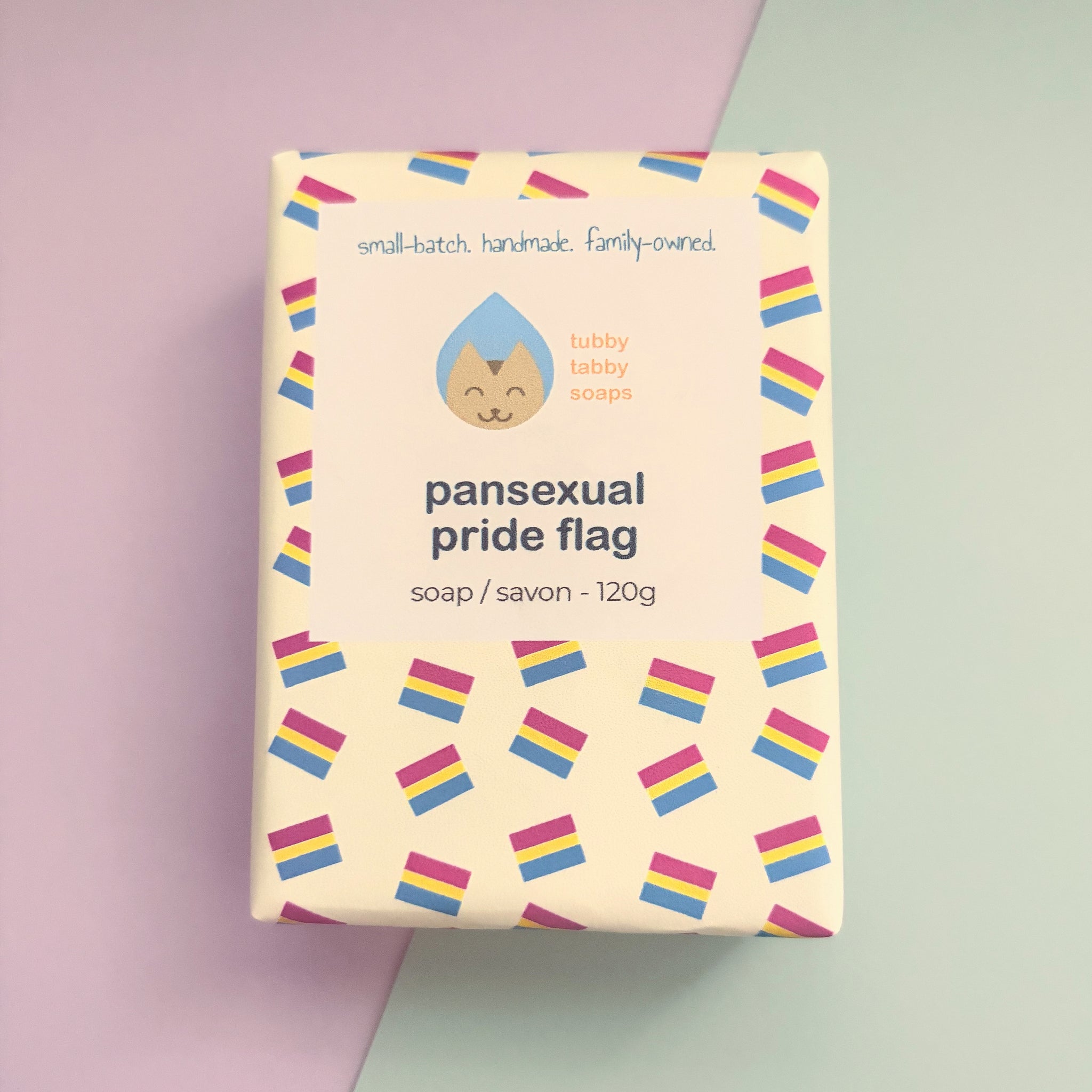 Pansexual Pride Flag soap