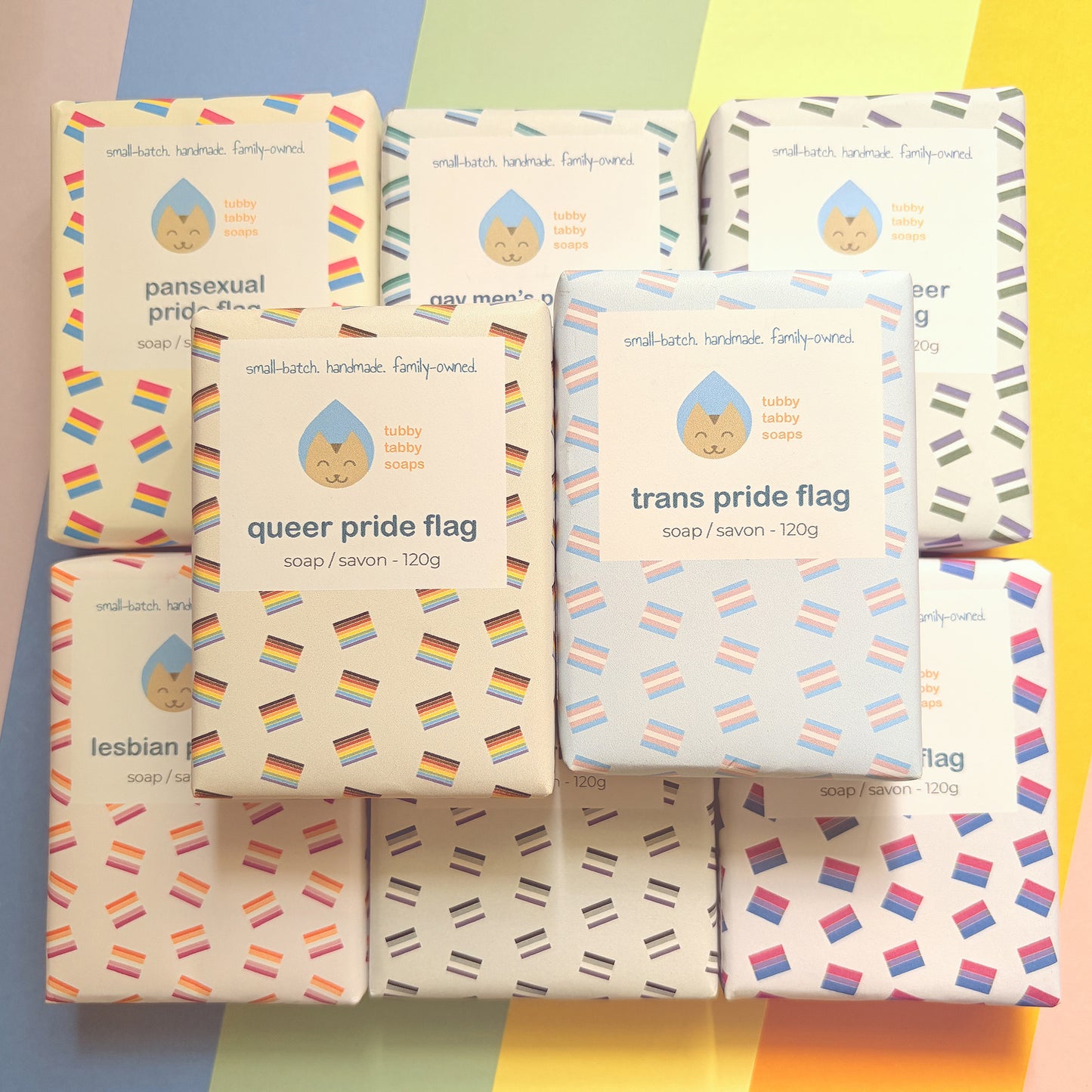 Pride Collection bulk handmade soap bundle