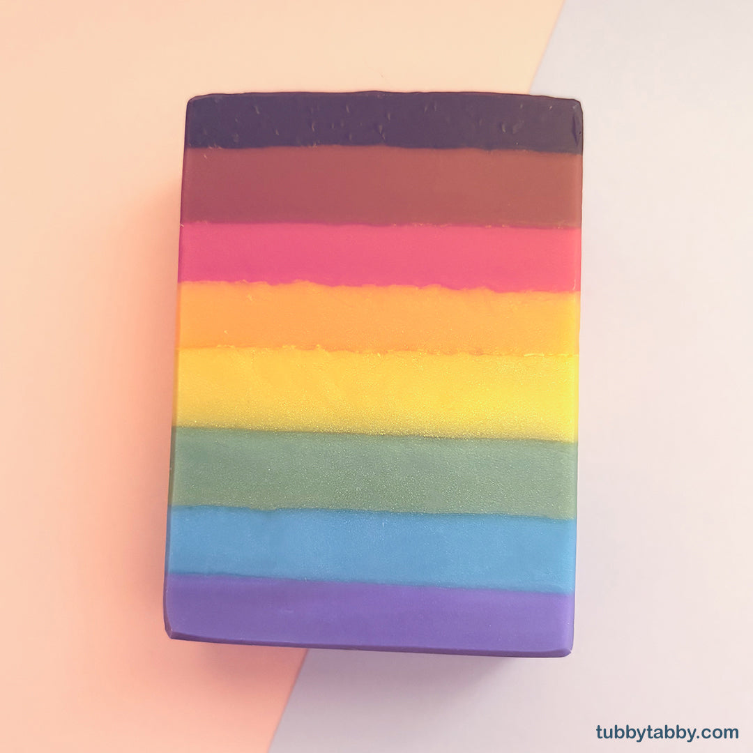 Queer Pride Flag soap