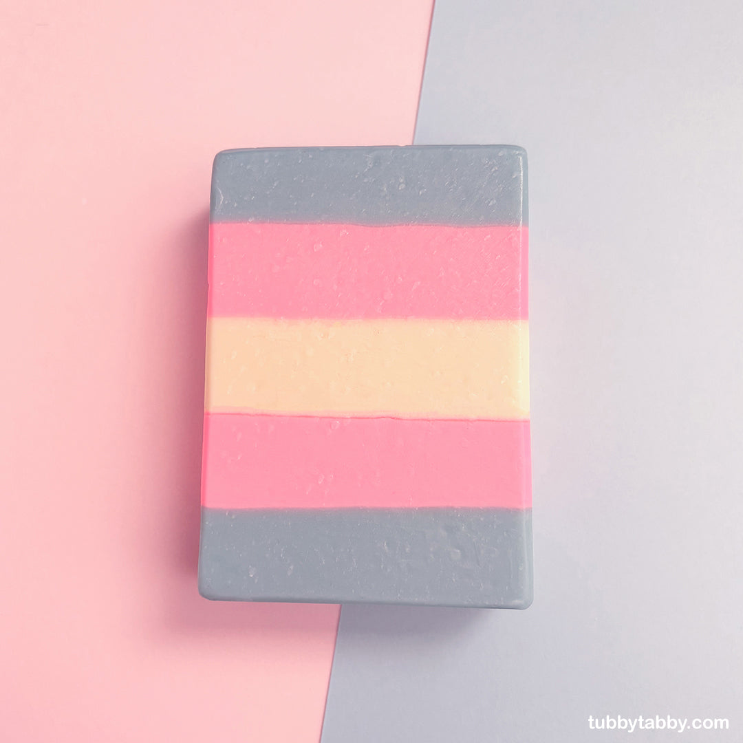 Trans Pride Flag soap