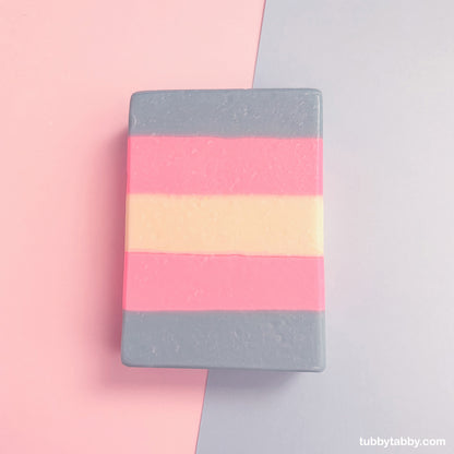 Trans Pride Flag soap