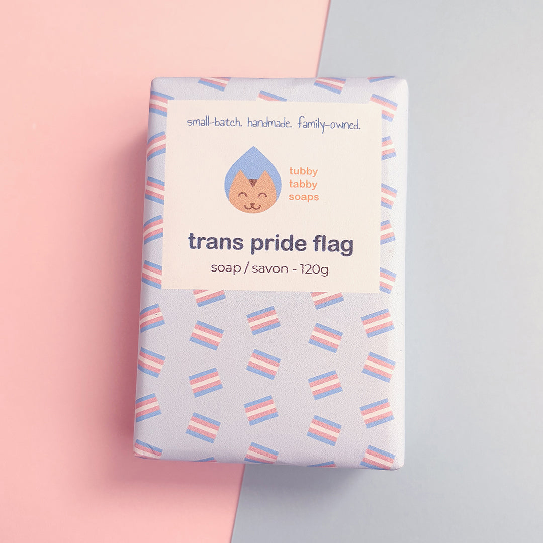 Trans Pride Flag soap