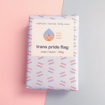 Trans Pride Flag soap