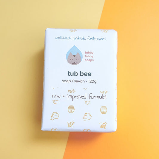 Tub Bee handmade soap with turmeric and honey