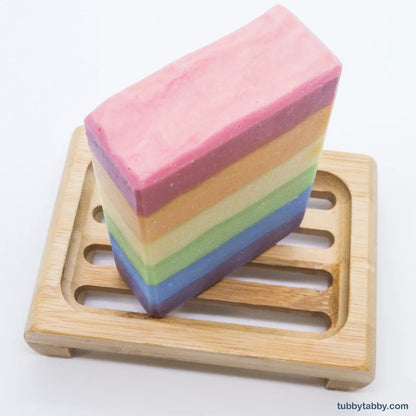 Bamboo soap dish (with good drainage) image 2