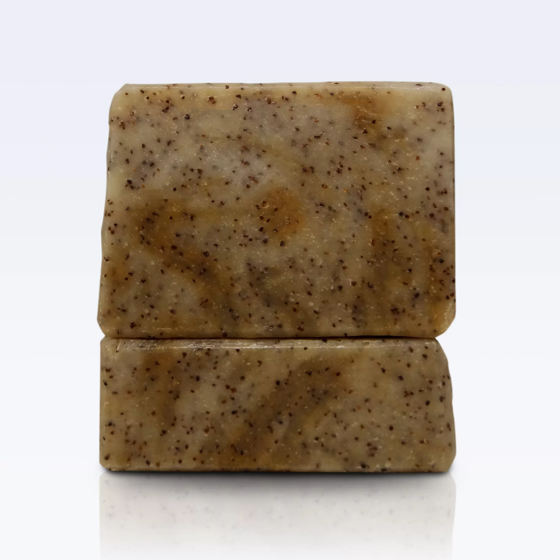 Scrub Bee handmade facial soap by Tubby Tabby Soaps (all natural, no added colour, unscented with honey and apricot seed)