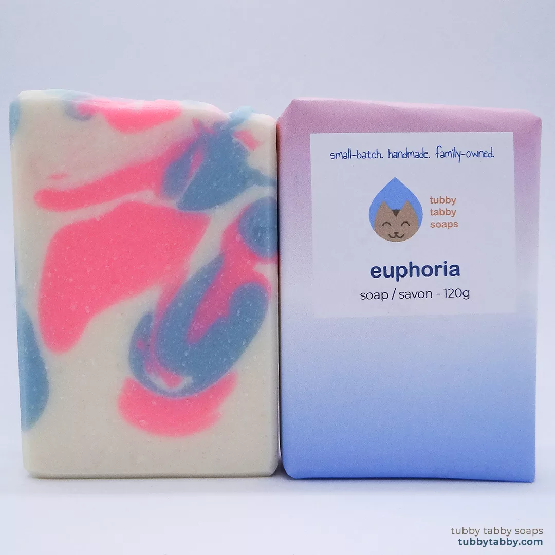 Euphoria artisanal soap (Queer Pride gift pack) by Tubby Tabby Soaps