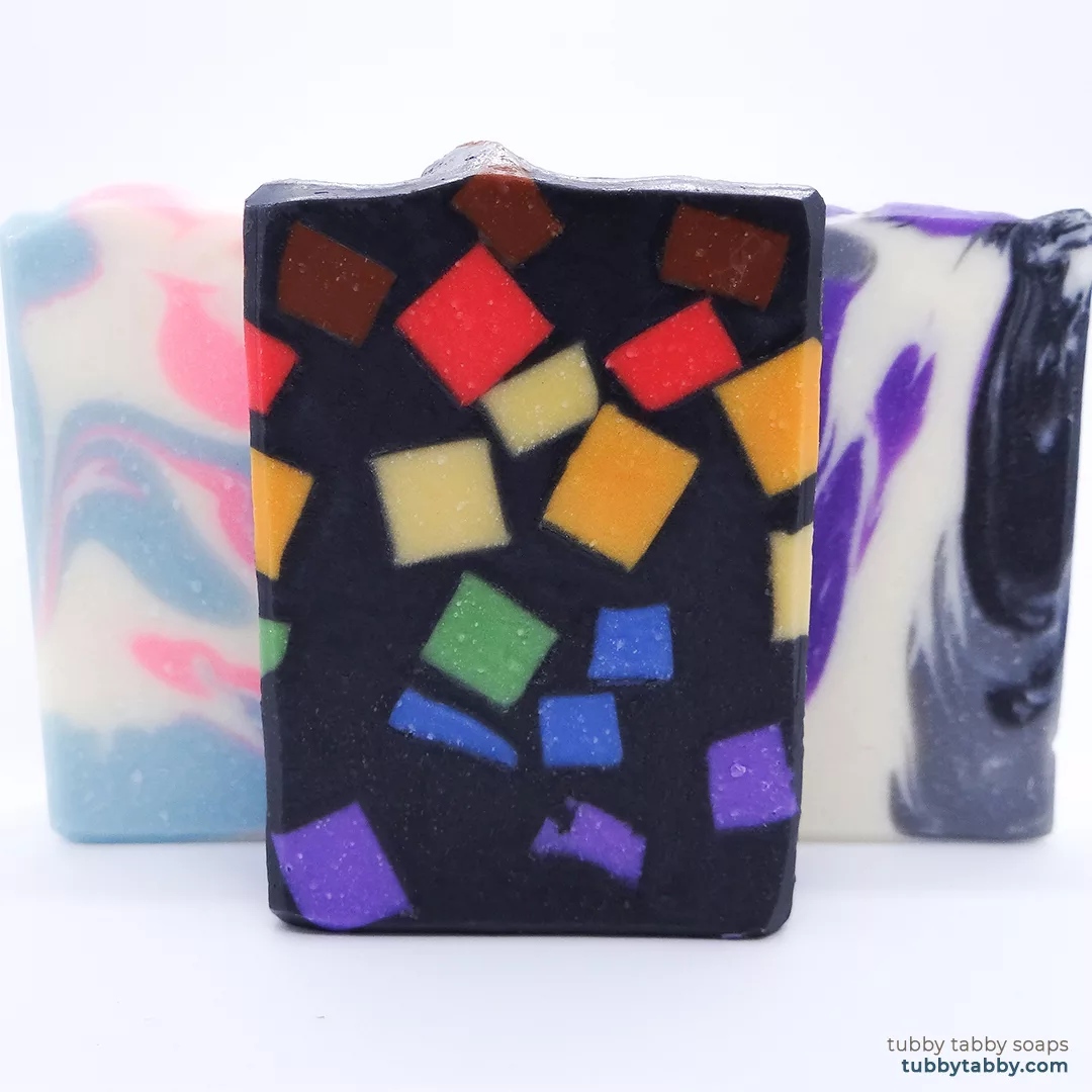 Happy Pride handmade soap gift set (LGBTQ+ Pride) by Tubby Tabby Soaps